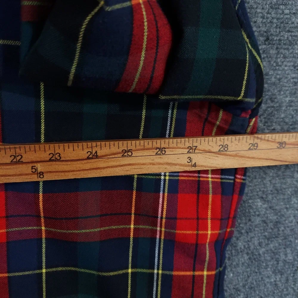Ralph Lauren Button Down Mens 2XB Red Plaid Performance Long Sleeve Shirt